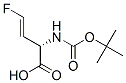 3-Butenoicacid,2-[[(1,1-dimethylethoxy)carbonyl]amino]-4-fluoro-,[S-(E)]- 结构式