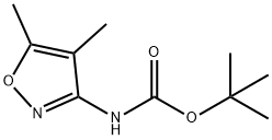 TERT-BUTYL 4,5-DIMETHYLISOXAZOL-3-YLCARBAMATE 结构式