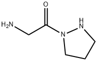 Pyrazolidine, 1-(aminoacetyl)- (9CI) 结构式