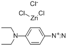 4-重氮-N,N-二乙基氯化苯胺氯化锌复盐, 17409-47-1, 结构式
