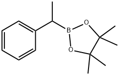 4,4,5,5-四甲基-2-(1-苯基乙基)-1,3,2-二氧硼杂环戊烷, 174090-36-9, 结构式