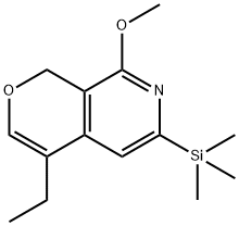 4-Ethyl-8-Methoxy-6-triMethylsilanyl-1H-pyrano[3,4-c]pyridine|