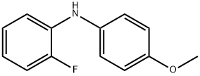 2-fluoro-N-(4-methoxyphenyl)-Benzenamine Struktur