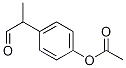 4-(1-oxopropan-2-yl)phenyl acetate Structure