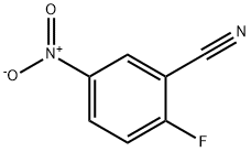 2-フルオロ-5-ニトロベンゾニトリル 化学構造式