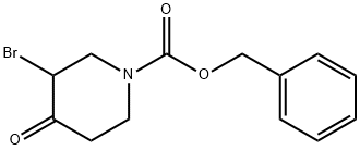 1-Piperidinecarboxylic acid, 3-broMo-4-oxo-, phenylMethyl ester