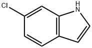 6-クロロインドール 化学構造式