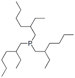 tris(2-ethylhexyl)phosphine Structure