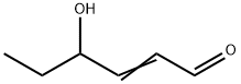 4-hydroxy-2-hexenal,17427-08-6,结构式