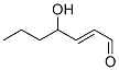 4-Hydroxy-2-heptenal,17427-09-7,结构式