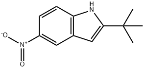 2-tert-butyl-5-nitro-1H-indole Struktur