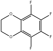 5,6,7,8-四氟-2,3-二氢苯并[B][1,4]二恶英 结构式