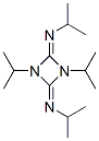 N,N'-[1,3-Bis(1-methylethyl)-1,3-diazetidine-2,4-diylidene]bis(2-propanamine) Struktur