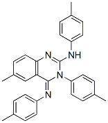 3,4-Dihydro-6-methyl-N,3-bis(p-tolyl)-4-(p-tolylimino)-2-quinazolinamine Structure