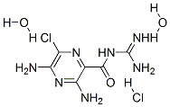 Amiloride hydrochloride dihydrate Struktur