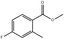 4-フルオロ-2-メチル安息香酸メチル 化学構造式