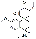 (7R,9aS)-1,2,3,8,9,9a-Hexahydro-6-hydroxy-3',5-dimethoxy-1-methylspiro[7H-benzo[de]quinoline-7,1'-[2,5]cyclohexadien]-4'-one,17441-87-1,结构式