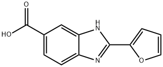 2-FURAN-2-YL-3H-BENZOIMIDAZOLE-5-CARBOXYLIC ACID Structure