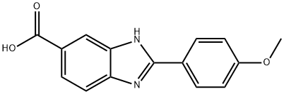 2-(4-Methoxyphenyl)-1H-benzimidazole-5-carboxylic acid Structure