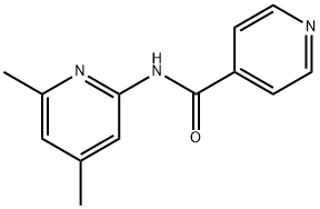 N-(4,6-DIMETHYL-2-PYRIDINYL)-4-PYRIDINECARBOXAMIDE Struktur