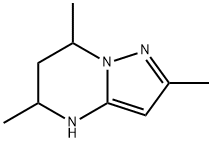 2,5,7-TriMethyl-4,5,6,7-tetrahydropyrazolo[1,5-a]pyriMidine 结构式