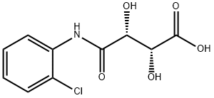 (2R,3R)-3-[(2-Chlorophenyl)carbamoyl]-2,3-dihydroxypropanoic acid 结构式