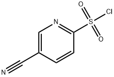 5-CYANOPYRIDINE-2-SULFONYL CHLORIDE,174486-12-5,结构式
