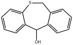 6,11-DIHYDRODIBENZO(B,E)THIEPIN-11-OL 结构式