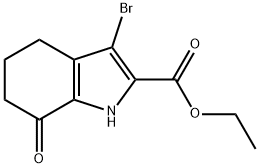 ethyl 3-broMo-4,5,6,7-tetrahydro-7-oxo-1H-indole-2-carboxylate