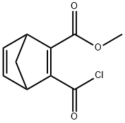 Bicyclo[2.2.1]hepta-2,5-diene-2-carboxylic acid, 3-(chlorocarbonyl)-, methyl ester (9CI) 结构式