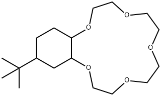 4-叔丁基环己烷-15-冠-5, 17454-49-8, 结构式