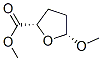 2-Furancarboxylicacid,tetrahydro-5-methoxy-,methylester,(2S-cis)-(9CI) 化学構造式