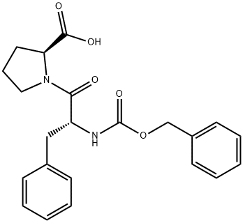 Z-D-PHE-PRO-OH 结构式