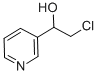 2-クロロ-1-(ピリジン-3-イル)エタノール 化学構造式