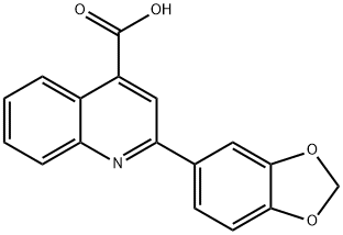 2-(1,3-BENZODIOXOL-5-YL)QUINOLINE-4-CARBOXYLICACID|2-(1,3-苯并二唑-5-基)-喹啉-4-羧酸