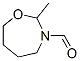 1,3-Oxazepine-3(2H)-carboxaldehyde, tetrahydro-2-methyl- (9CI) Structure