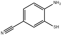 Benzonitrile, 4-amino-3-mercapto- (9CI) Structure