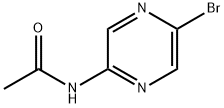 N-(5-溴吡嗪-2-基)乙酰胺 结构式