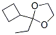 1,3-Dioxolane,  2-cyclobutyl-2-ethyl- Structure