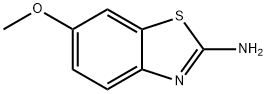 2-Amino-6-methoxybenzothiazole Struktur