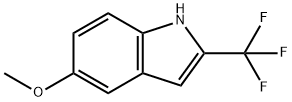 5-甲氧基-2-(三氟甲基)-1H-吲哚,174734-34-0,结构式