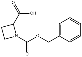 1-BENZYLOXYCARBONYLAZETIDINE-2-CARBOXYLIC ACID Struktur