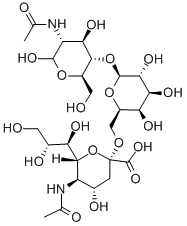 6'-Α-唾液酸-N-乙酰基乳糖胺,174757-71-2,结构式