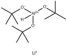 Lithium tri-tert-butoxyaluminum hydride Struktur