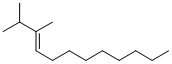 E-2,3-Dimethyl-3-dodecene Structure