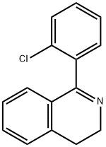 1-(2-氯-苯基)-3,4-二氢-异喹啉 结构式