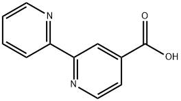 2,2'-ビピリジン-4-カルボン酸 化学構造式