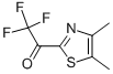 Ethanone, 1-(4,5-dimethyl-2-thiazolyl)-2,2,2-trifluoro- (9CI),174824-74-9,结构式