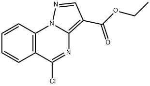 ETHYL 5-CHLOROPYRAZOLO[1,5-A]QUINAZOLINE-3-CARBOXYLATE Structure