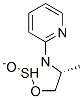 Pyridine, 2-(4-methyl-2-oxido-1,2,3-oxathiazolidin-3-yl)-, (4R)- (9CI) Structure